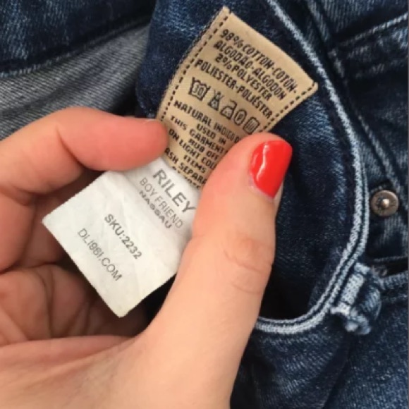 DL1961 Riley Boyfriend Jeans Nassau Wash 29 - Picture 7 of 7